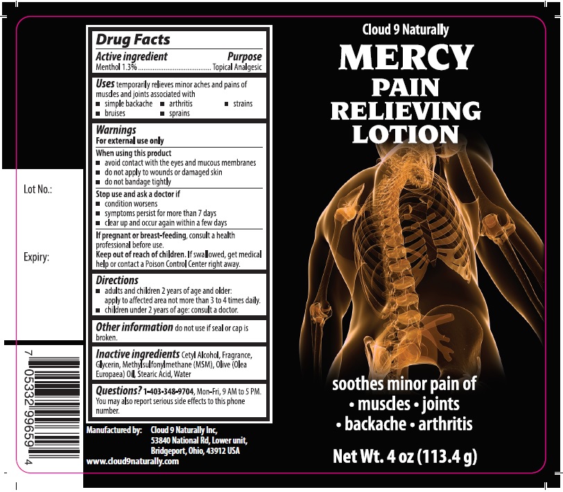 Mercy Pain Relieving Lotion