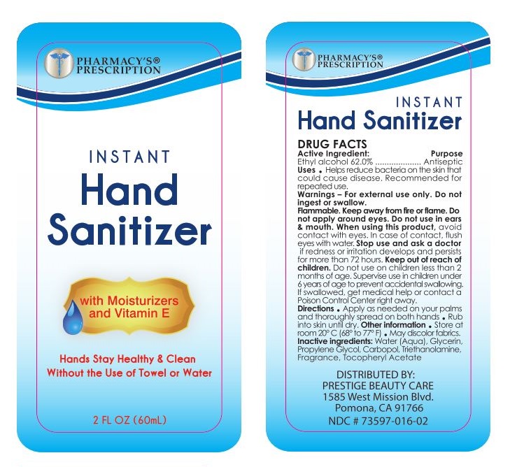 Pharmacys Prescription Hand Sanitizer