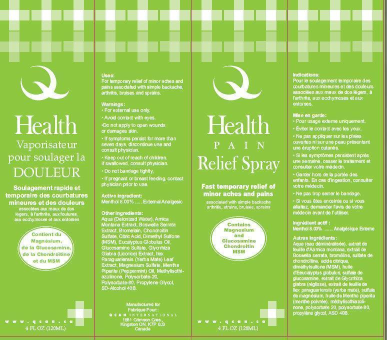 Pain Relief Spray Outer