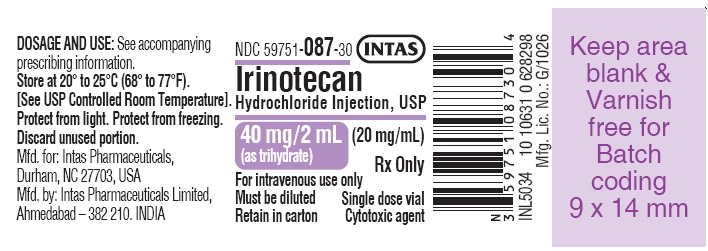 PRINCIPAL DISPLAY PANEL - 40 mg/2 mL Vial lABEL