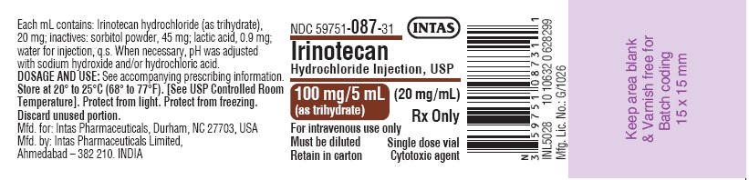 PRINCIPAL DISPLAY PANEL - 100 mg/5 mL Vial Label