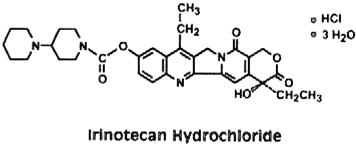 Irinotecan hydrochloride Chemical Structure