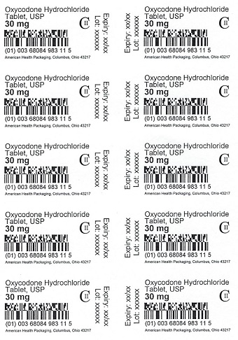30 mg Oxycodone HCl Tablet Blister