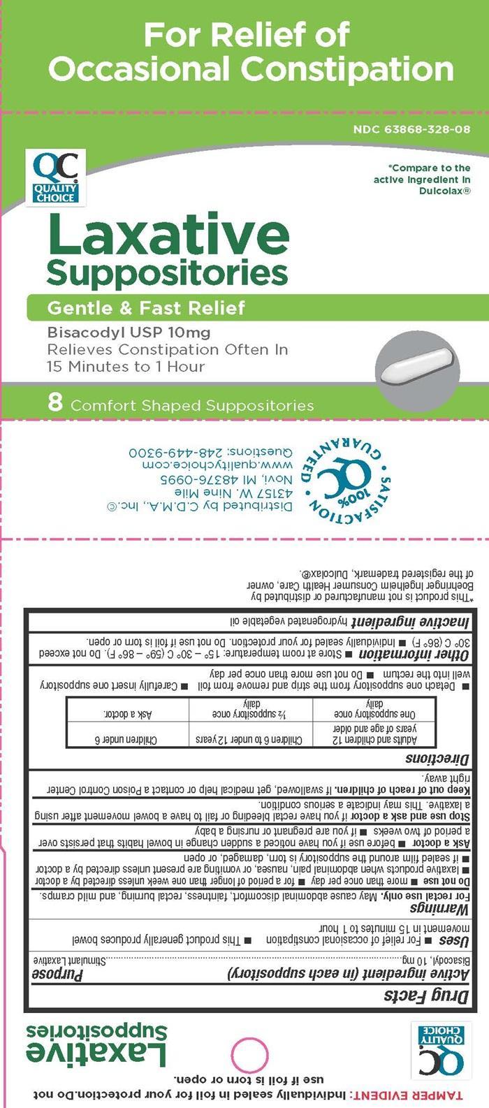 Bisacodyl Suppositories IP 5 Mg (Adult) (Leaflet Inside