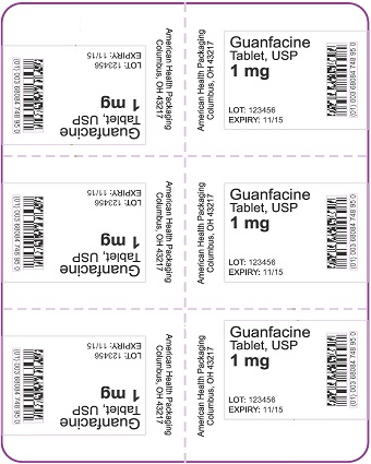 1 mg Guanfacine Tablet Blister