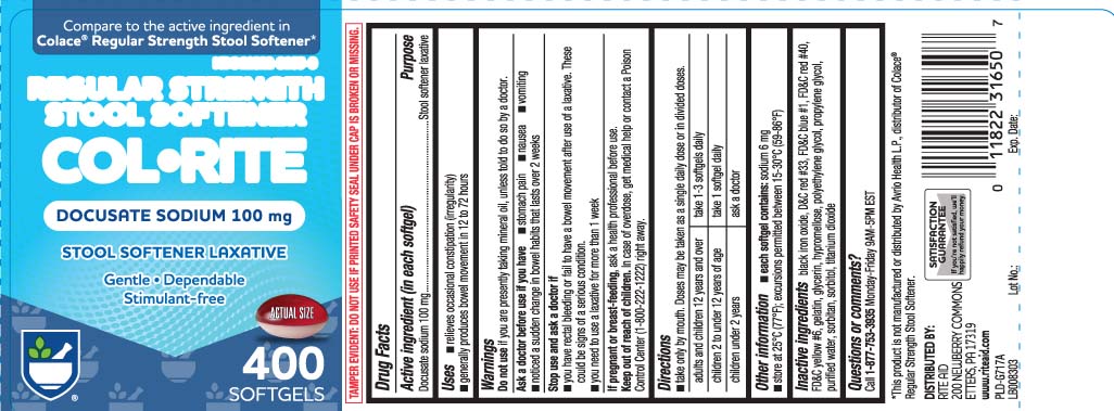 Docusate sodium 100 mg