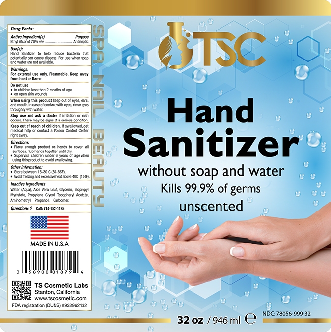 TSC - Hand Sanitizer Unscented 32oz