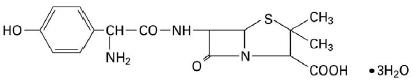 Amoxicillin chemical Structure