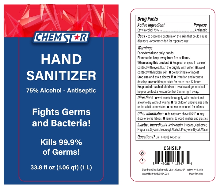  CHEMSTAR hand sanitizer 1L
