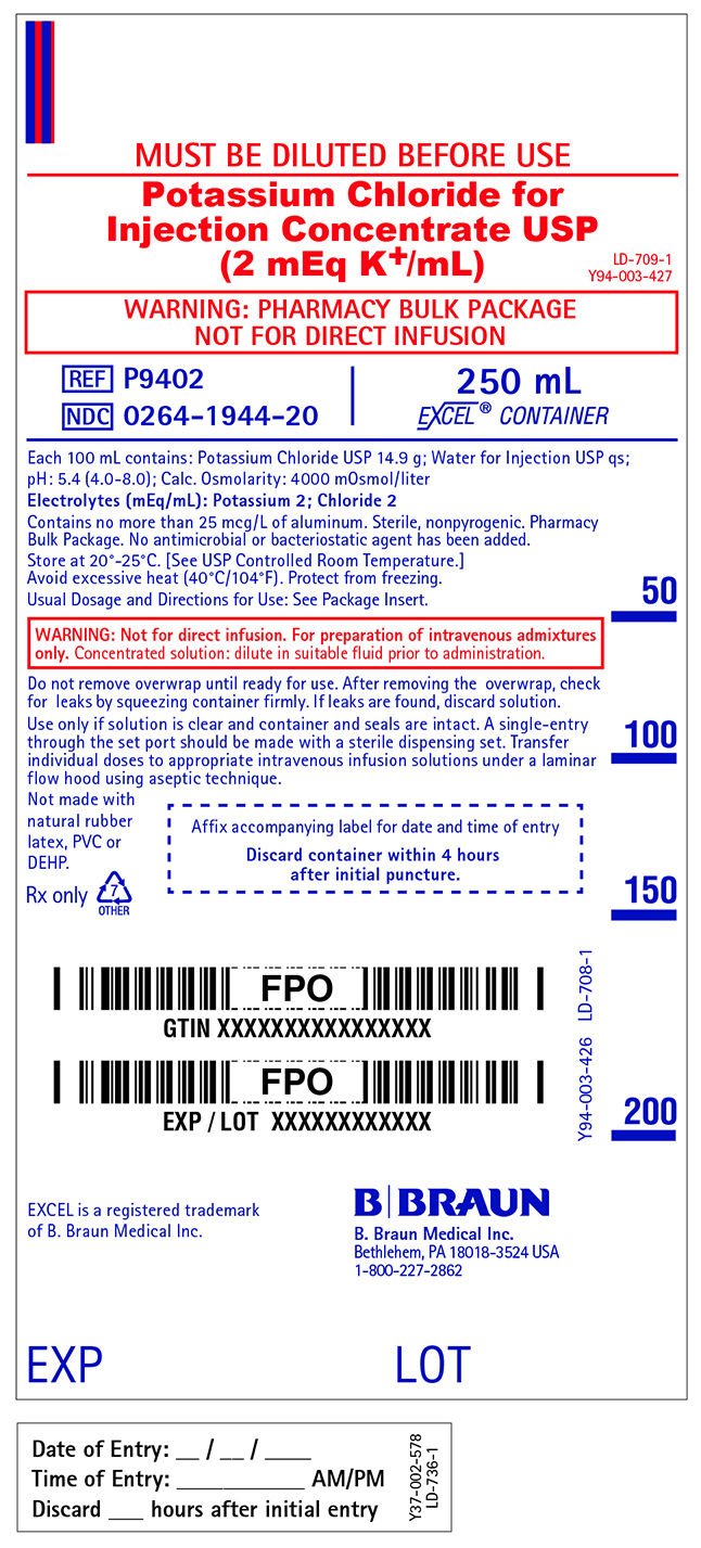 B BRAUN DEXTROSE INJECTIONS USP (1 cs) 10%, 250mL, EXCEL® Containers (Rx),  24/cs - Professional Medical Warehouse, Inc.