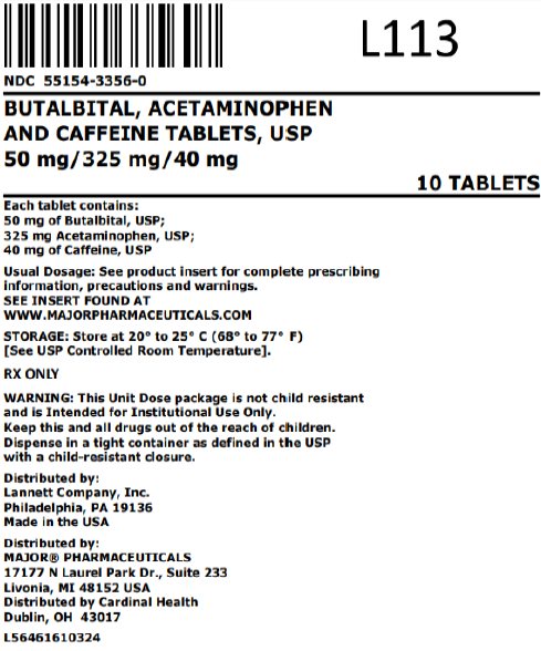 50mg/325mg/40mg bag label