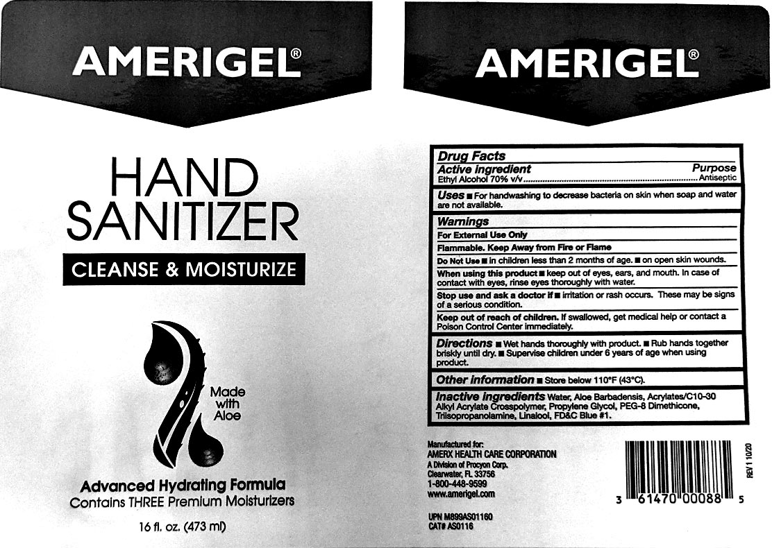 Amerx Hand Sanitizer 16 oz