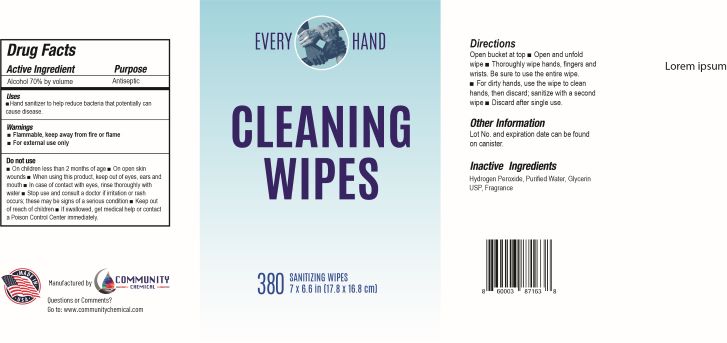 380 ct Cleaning Wipes