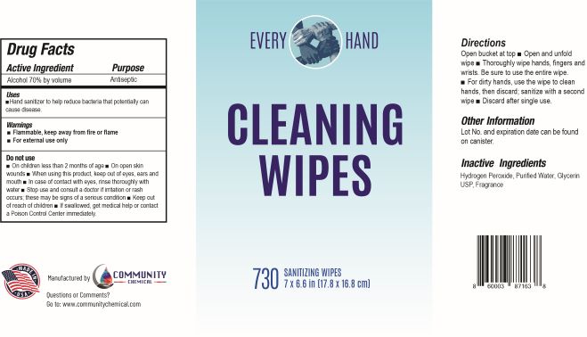 730 ct Cleaning Wipes