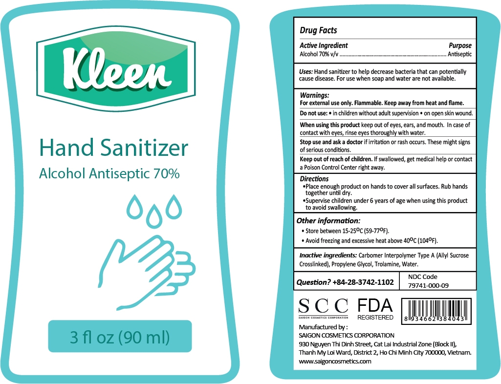 (Label) Kleen Hand Sanitizer 90mL