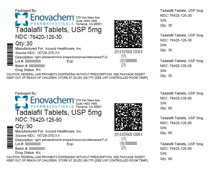 Tadalafil Tablets, USP  - Label