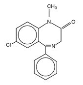 Diazepam Structural Formula