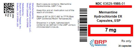 MEMANTINE HYDROCHLORIDE capsule, extended release