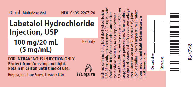 PRINCIPAL DISPLAY PANEL - 100 mg/20 mL Vial Label