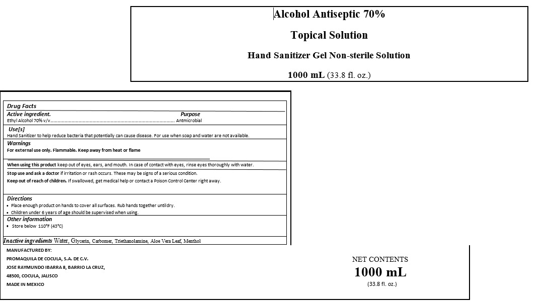 LABEL 1000 mL with menthol