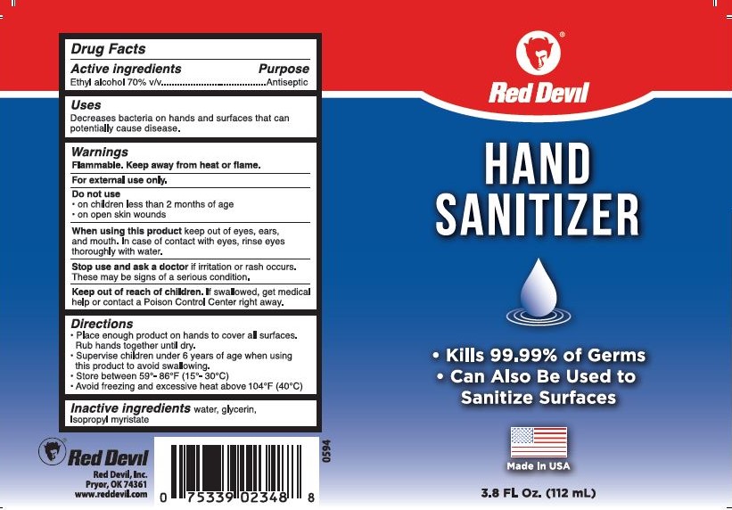 Red Devil Hand Sanitizer