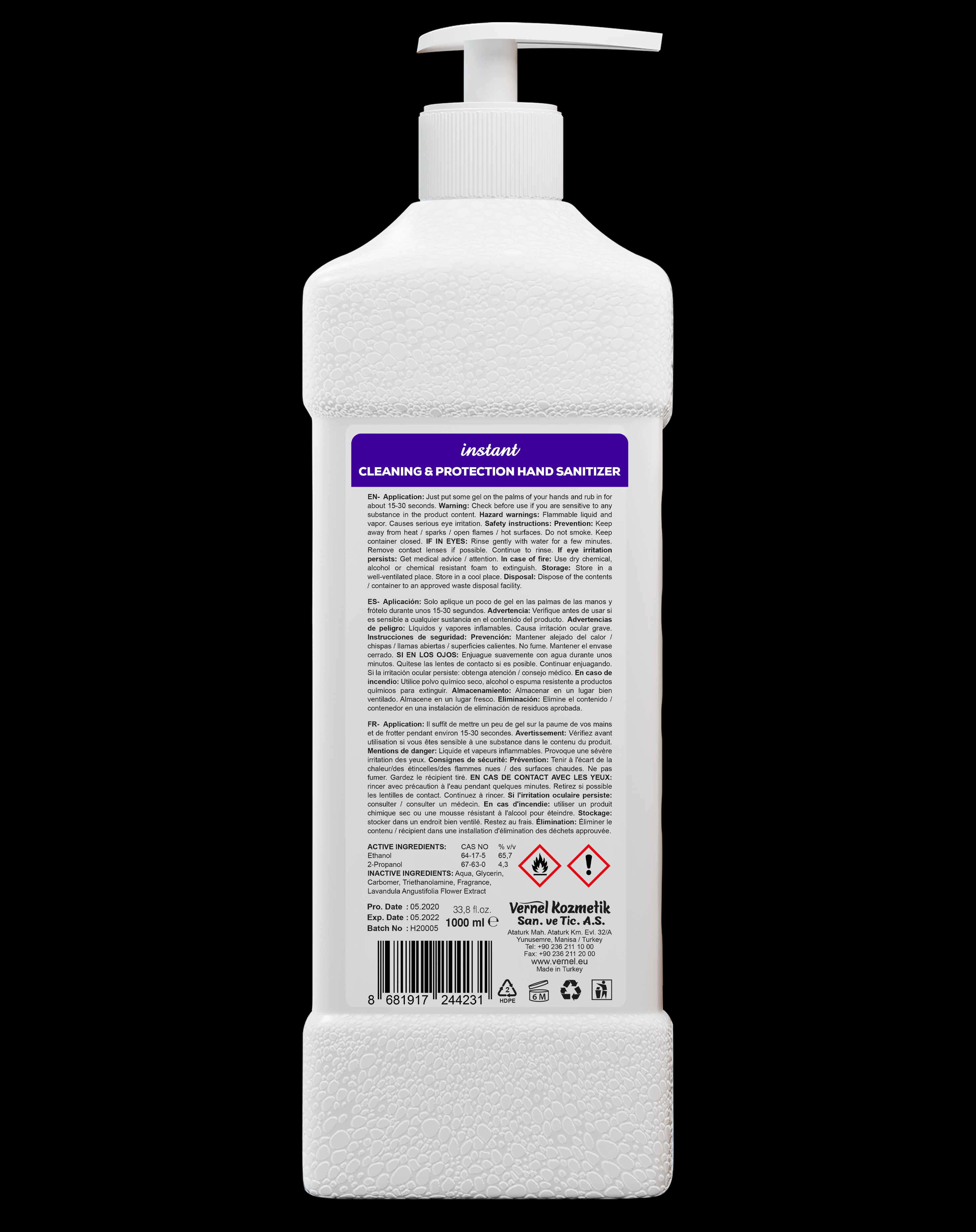 covidex gel 1000 ml back