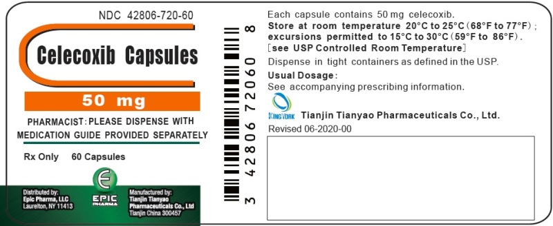 Celecoxib 50 mg 60ct