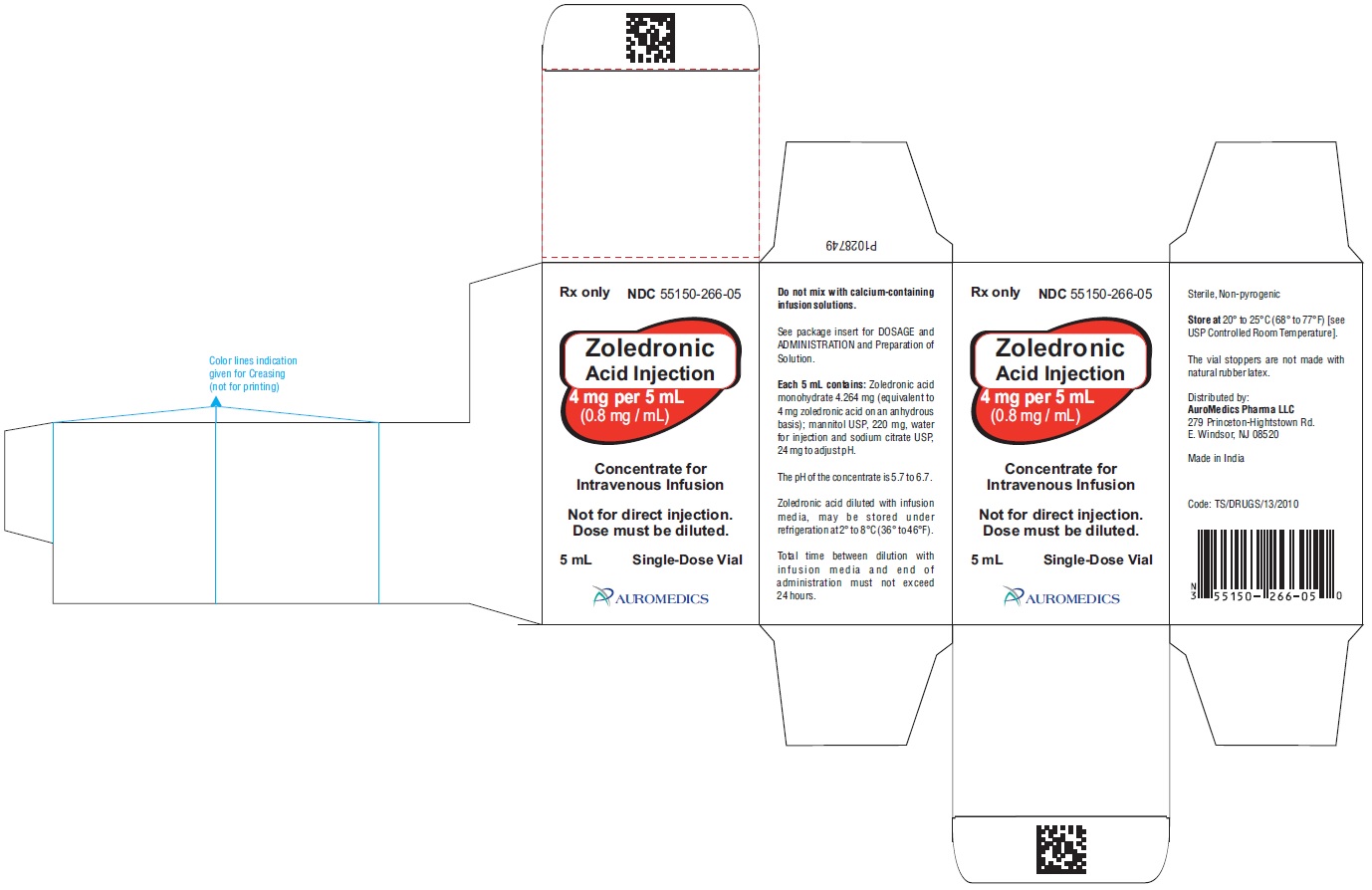 PACKAGE LABEL-PRINCIPAL DISPLAY PANEL - 4 mg per 5 mL (0.8 mg / mL) - Container-Carton (1 Vial)