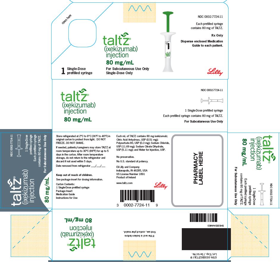 PACKAGE CARTON – Taltz Prefilled Syringe 80 mg
