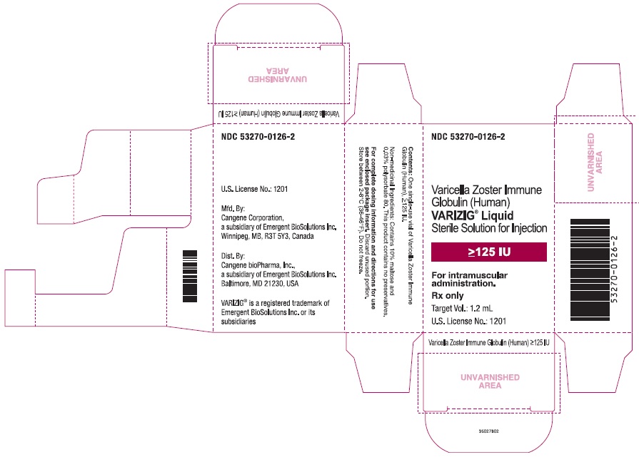 53270-0126-1 Vial Label