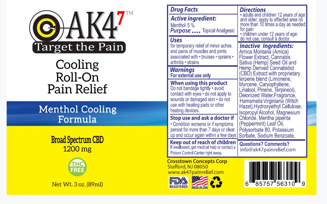 COOLING ROLL ON LABEL