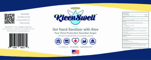 250mL Gel Hand Sanitizer Label