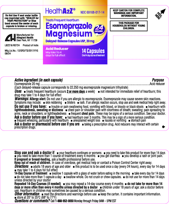 Esomeprazole 20 mg Label 14ct