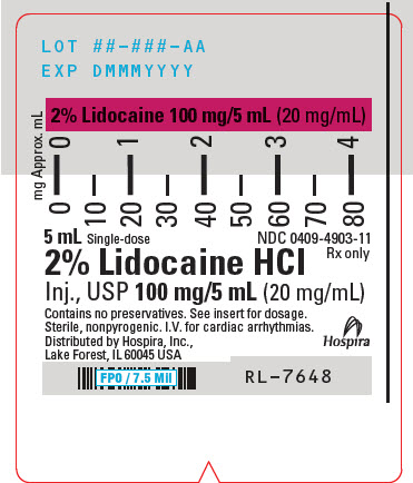 PRINCIPAL DISPLAY PANEL - 20 mg/mL Syringe Label - LIFESHIELD