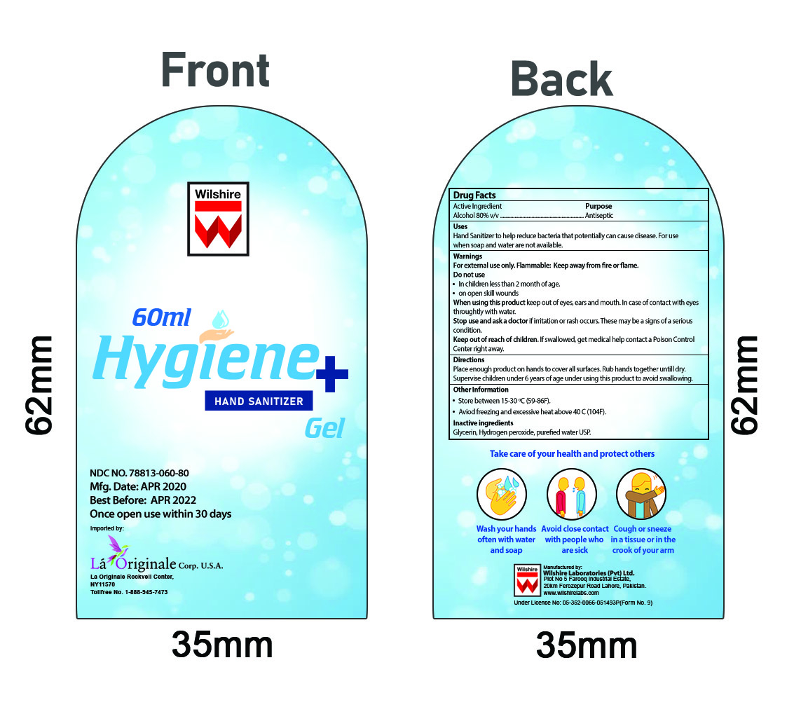 Hygiene Plus 60 ml label