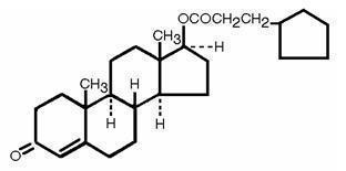 Testosterone Cypionate Structural Formula