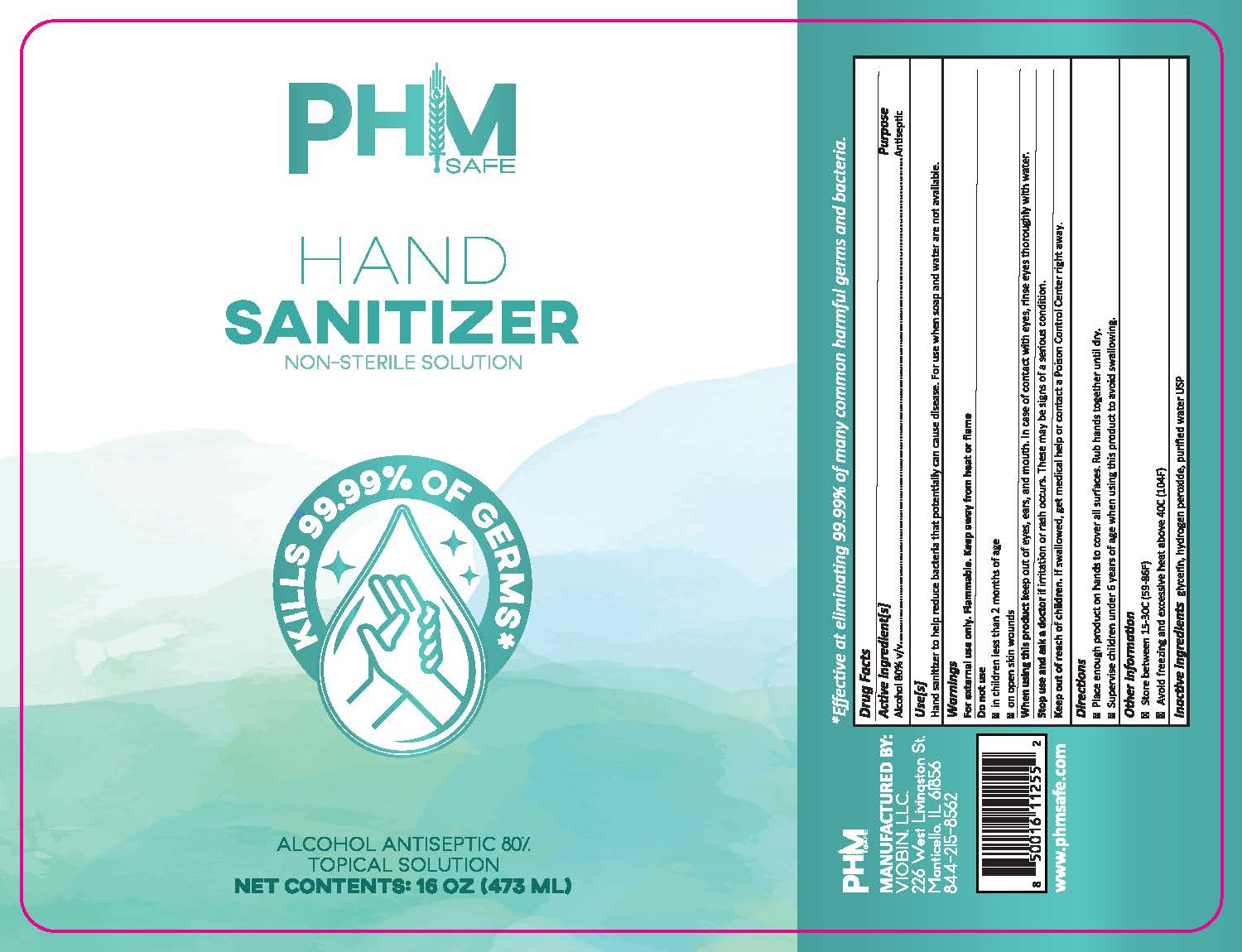 PHM Safe Hand Sanitizer 16oz