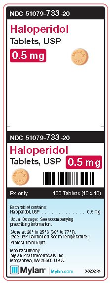 Haloperidol 0.5 mg Tablets Unit Carton Label