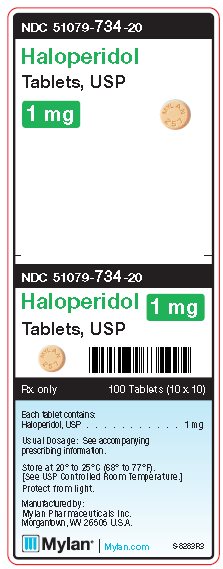 Haloperidol 1 mg Tablets Unit Carton Label