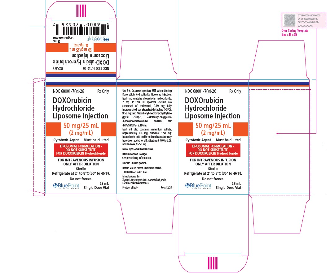 Carton - Doxorubicin HCL Liposome Injection 50mg/25ml