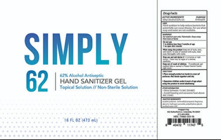 Simply 62 Hand Sanitizer Gel