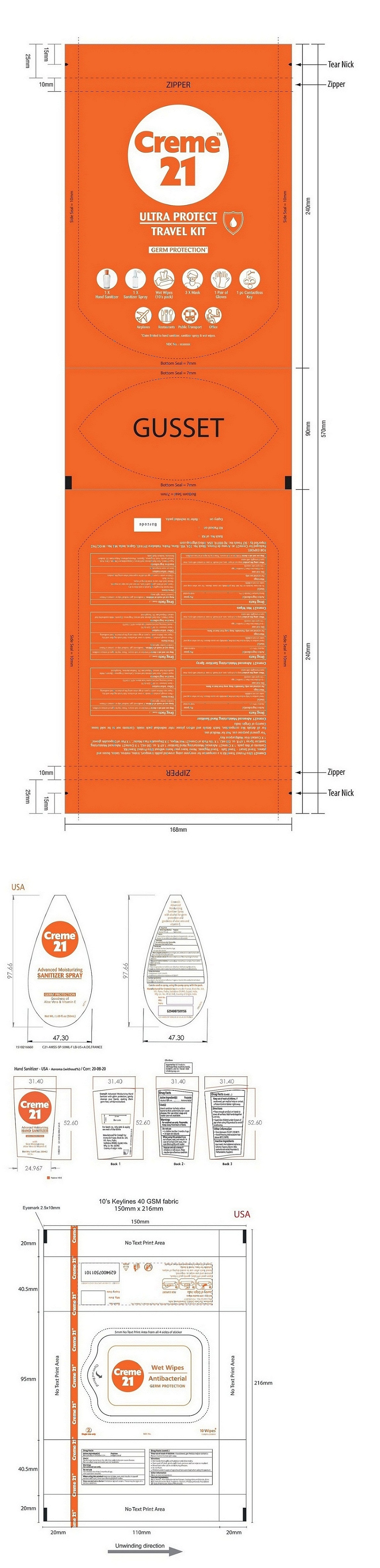 Creme 21 KIT label final