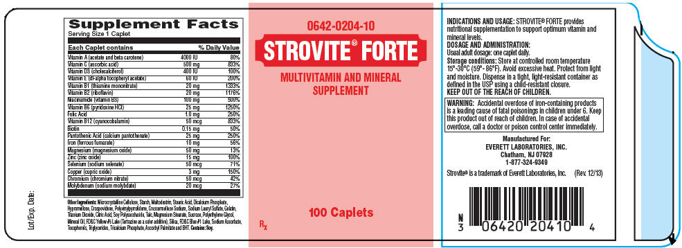 PRINCIPAL DISPLAY PANEL - 100 Caplet Bottle Label