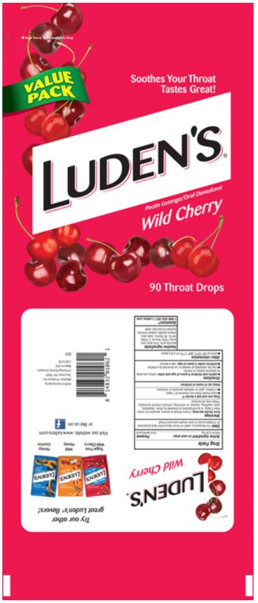 PRINCIPAL DISPLAY PANEL
Luden’s Pectin Lozenge/Oral Demulcent
Wild Cherry
90 Drops
