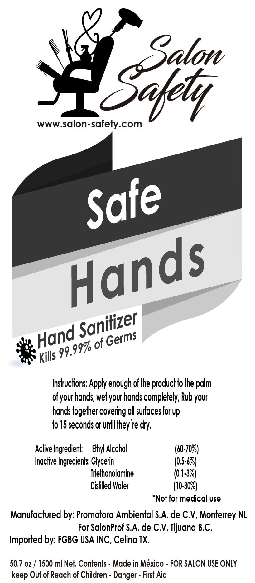 Safe hands Label