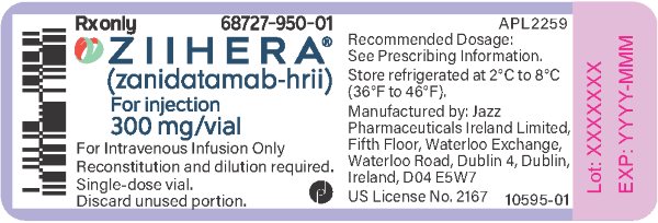 ZIIHERA Vial Label