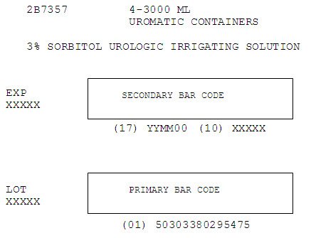 Sorbitol Representative Carton Label