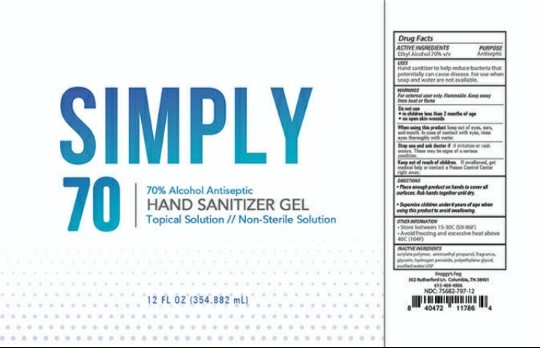 Simply 70 Hand Sanitizer Gel
