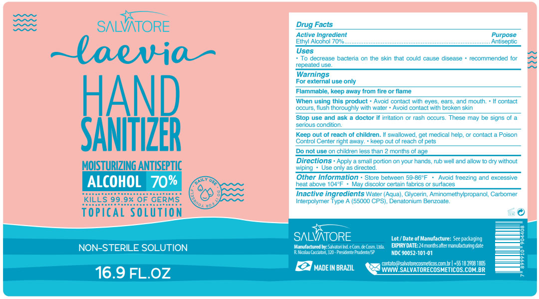 laevia Hand Sanitizer Label