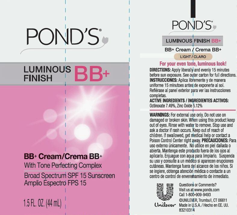 Ponds Luminous BB Cream Light SPF15